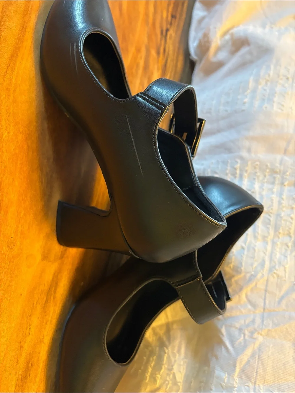 Black Mary Jane Pumps - Comfortable Women's Dress Shoes Size 6